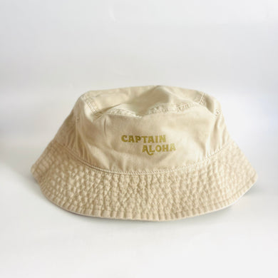 Captain Aloha Bucket Hat Khaki
