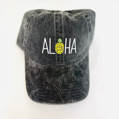 Aloha Dad Hat Black
